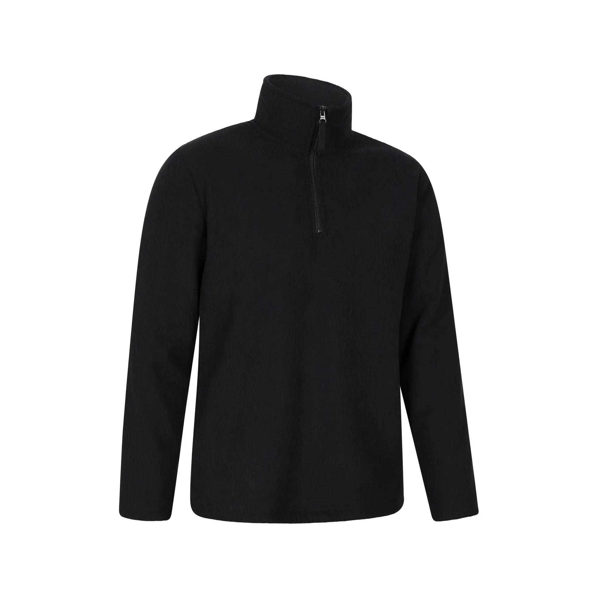 Midlayer Foderato In Pile Mezza Cerniera Uomo Mountain Warehouse Farland Nero 5/5