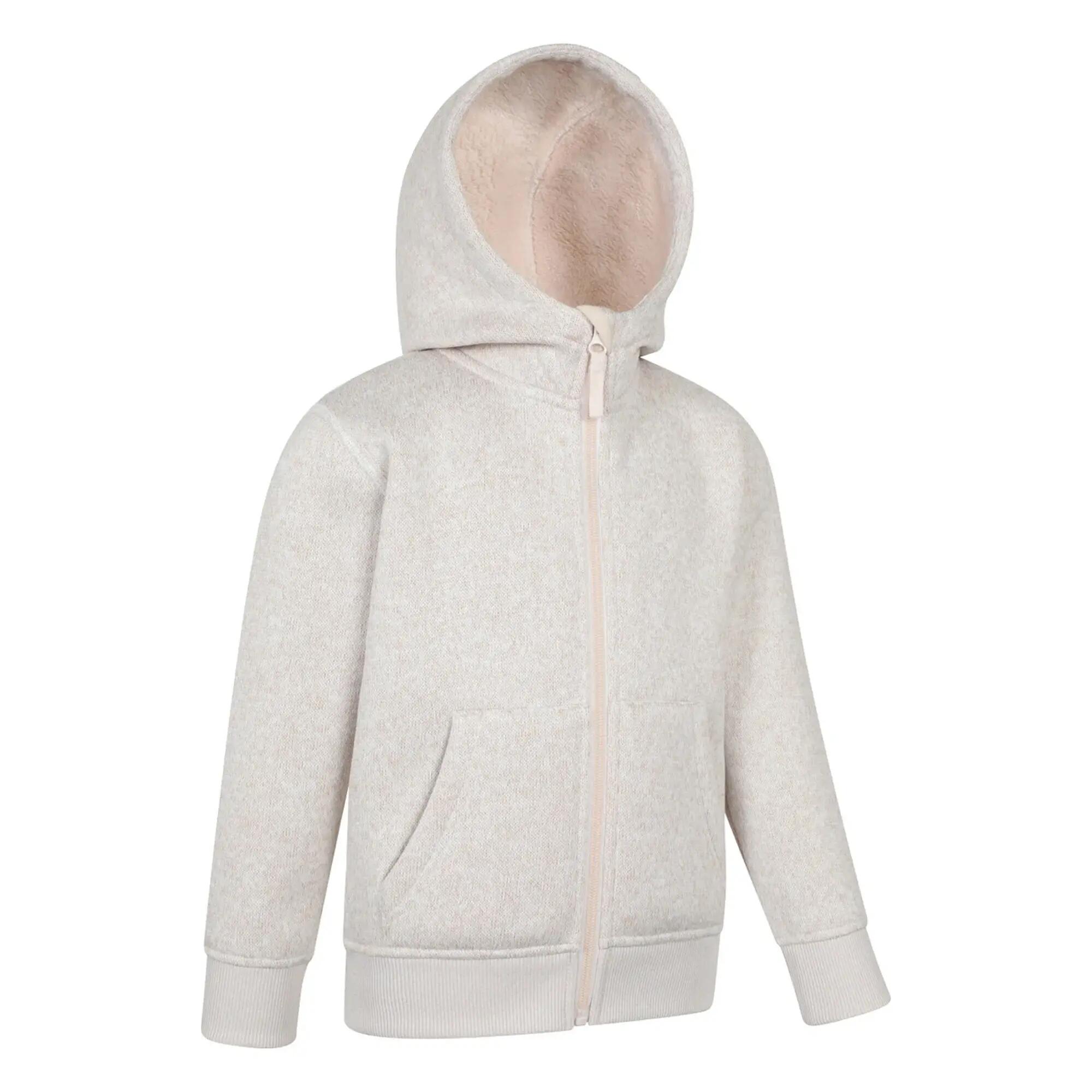 "Nevis" Kapuzenpullover für Kinder Hellbeige 4/4