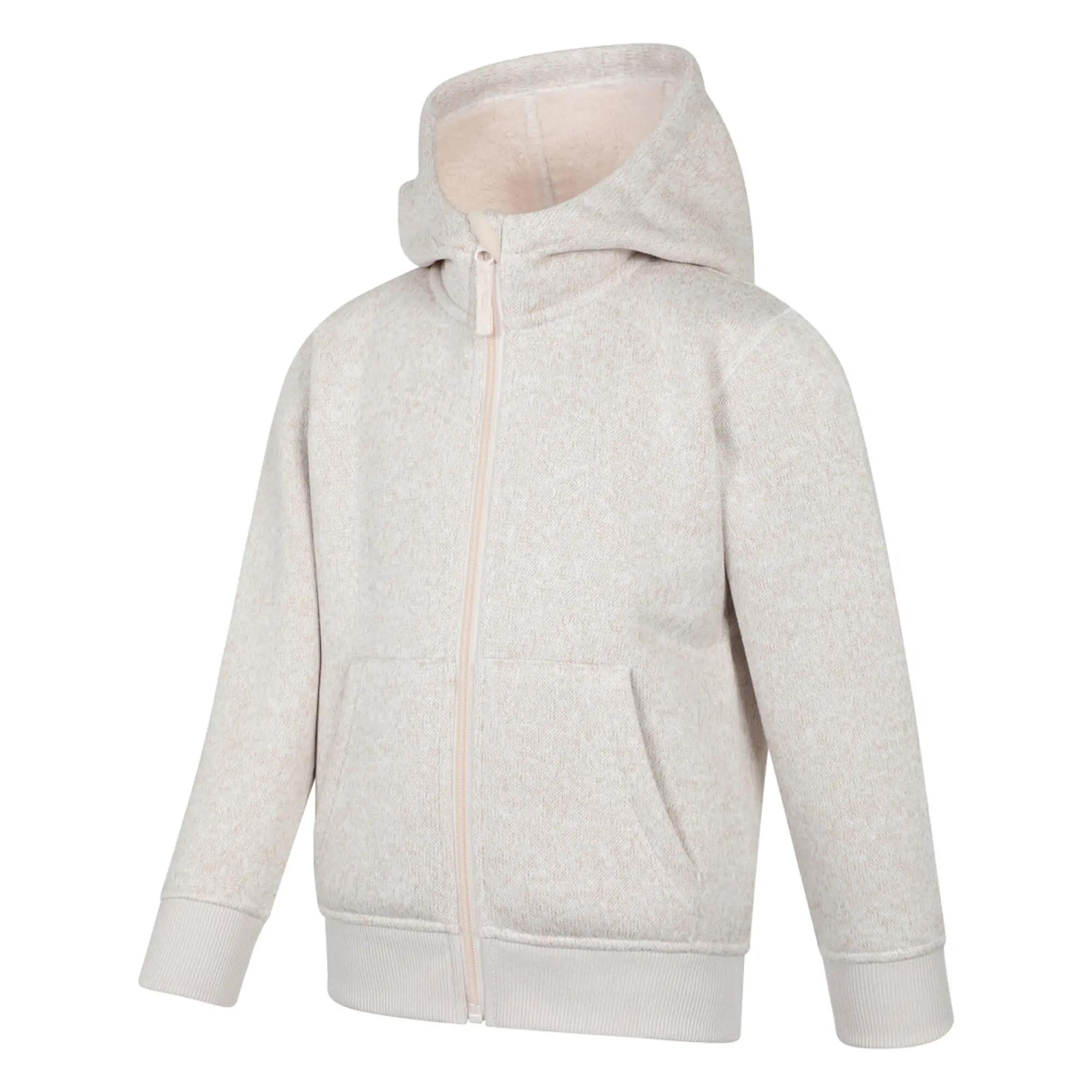 "Nevis" Kapuzenpullover für Kinder Hellbeige 3/4
