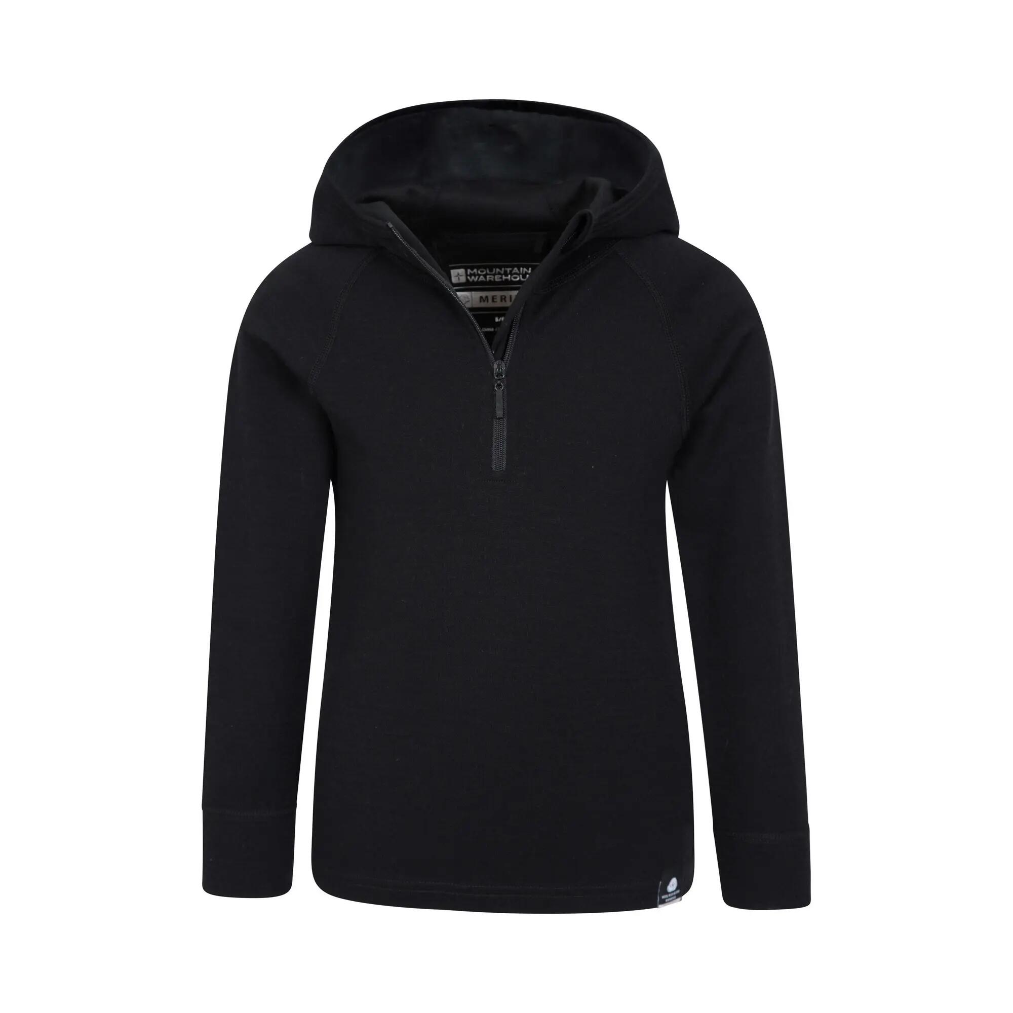 Sweat À Capuche Enfant (Noir) 5/5