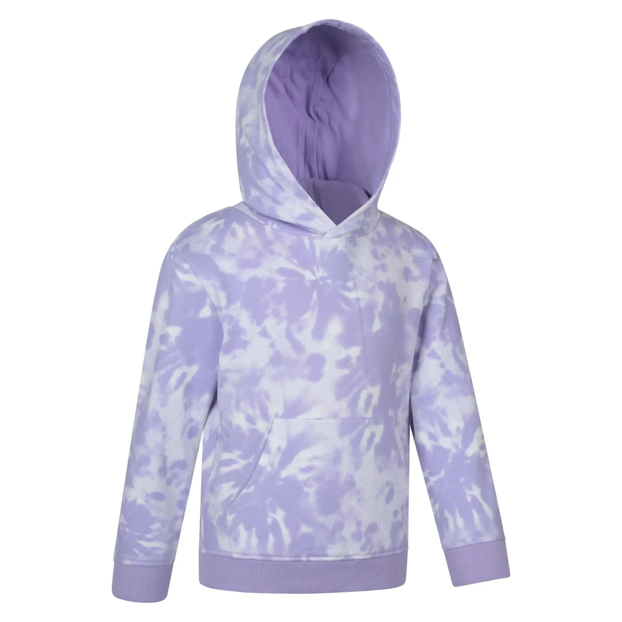 Felpa Con Cappuccio Tie Dye Bambini Mountain Warehouse Viola 4/4