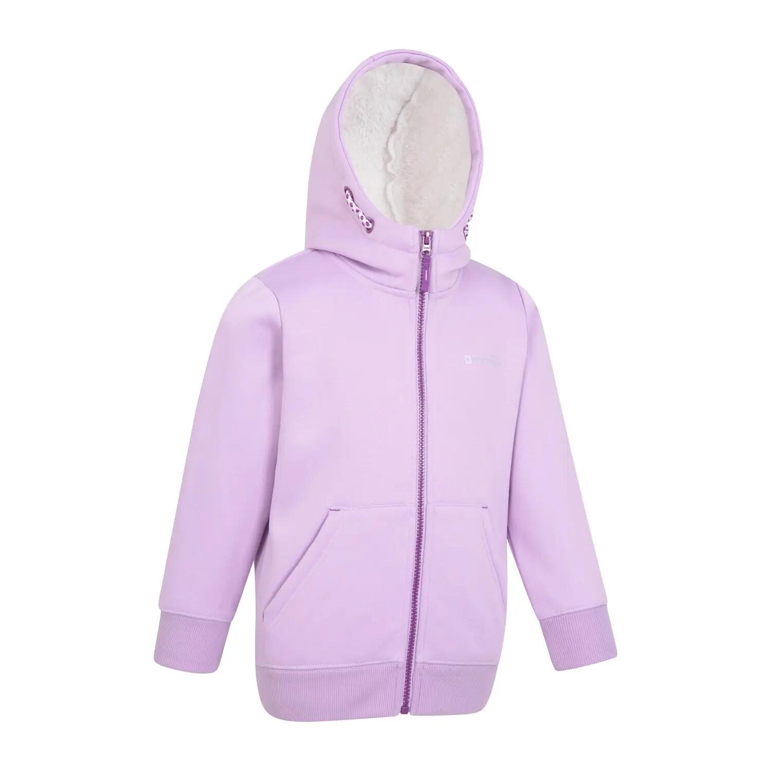 Childrens/Kids Alpine II Full Zip Hoodie (Purple) 6/6