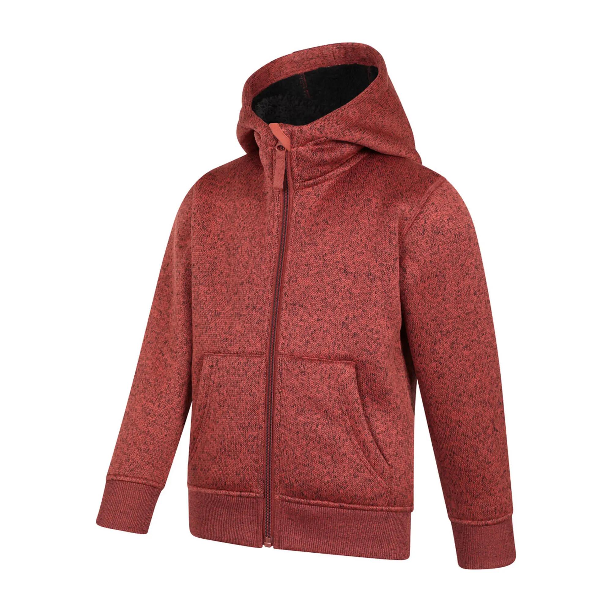 Felpa Con Cappuccio Bambini Mountain Warehouse Nevis Ruggine 3/4