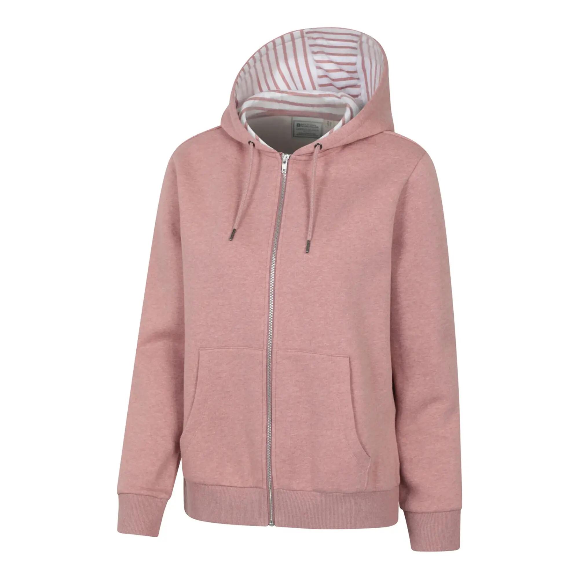 Felpa Con Cappuccio E Zip Intera Donna Mountain Warehouse Penzance Ruggine 3/4