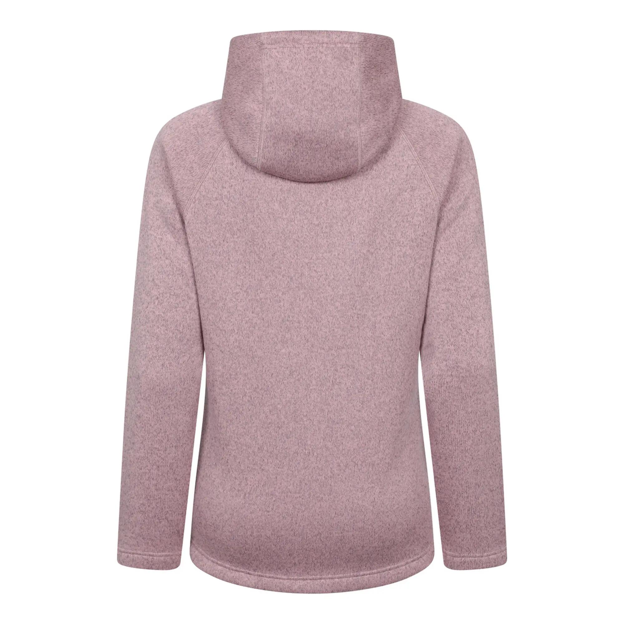 Felpa Con Cappuccio E Zip Intera Donna Mountain Warehouse Nevis Rosa Palido 2/4