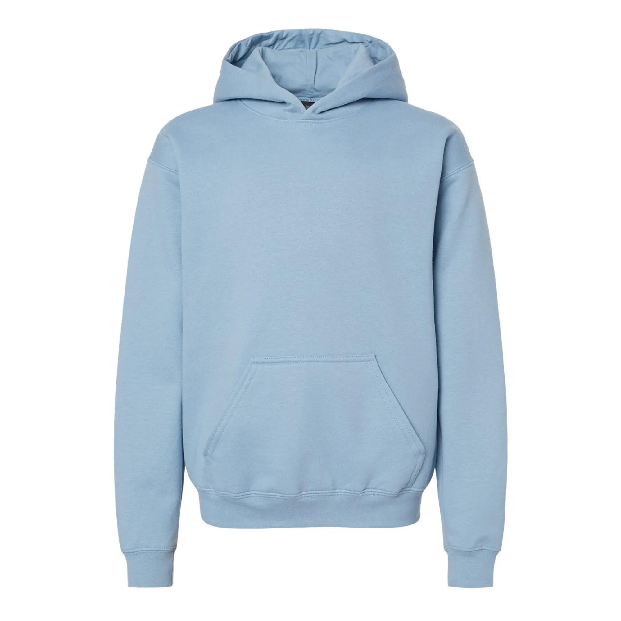 Felpa Con Cappuccio Peso Medio Bambini Gildan Stone Blue 2/6