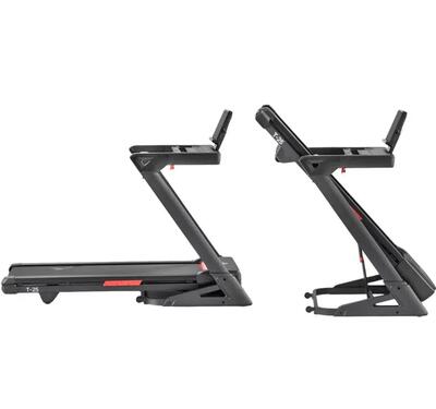Loopband t-25 - opvouwbaar - kinomap, zwift - 19 km/u - 145x54 cm - led