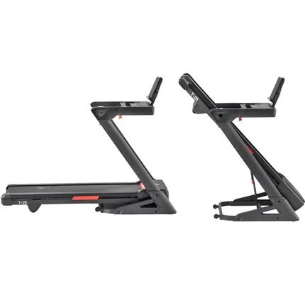 Tapis de course T-25 - Pliable - Kinomap, Zwift - 19 km/h - 145x54 cm - LED