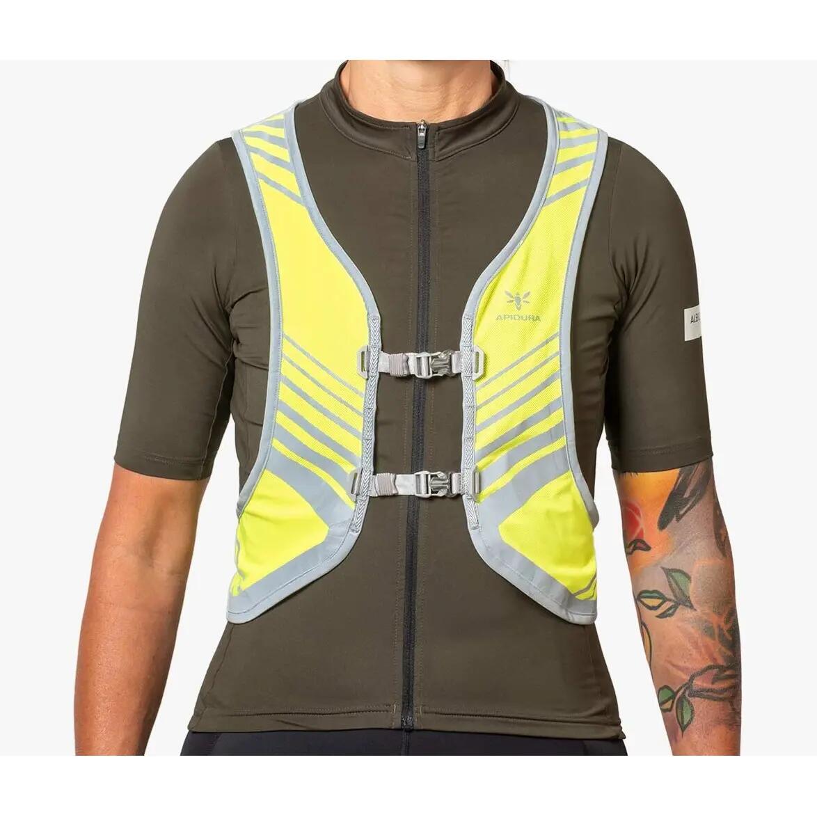 Vesta reflectorizanta ciclism Packable Visibility Vest, dimensiune S-M - verde… 5/5