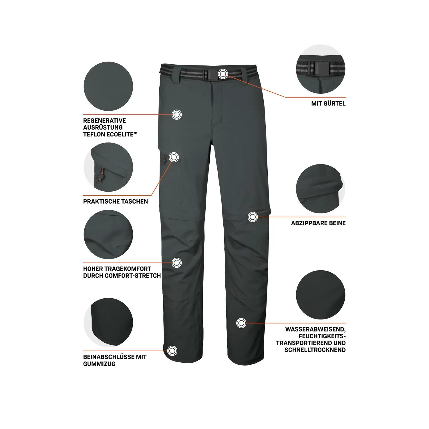 Herren Zip-Off Hose KOS 13 5/5