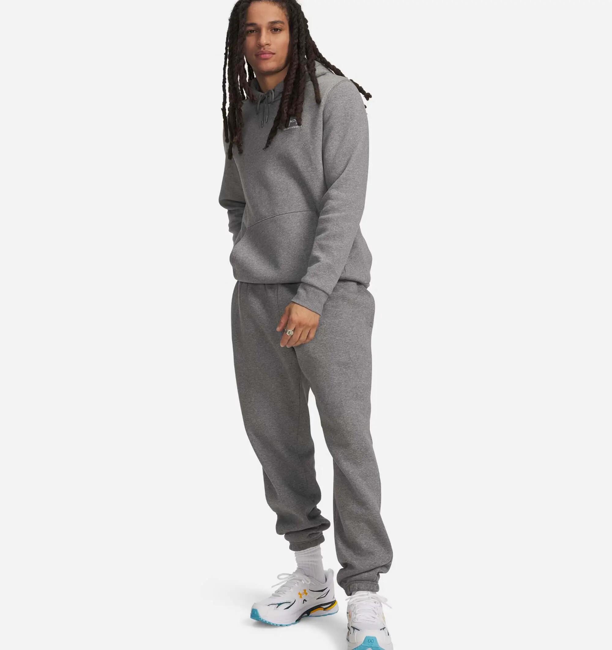 Heren trainingspak Under Armour Essential Fleece Jogger Grijs Grijs 2xl 4/4