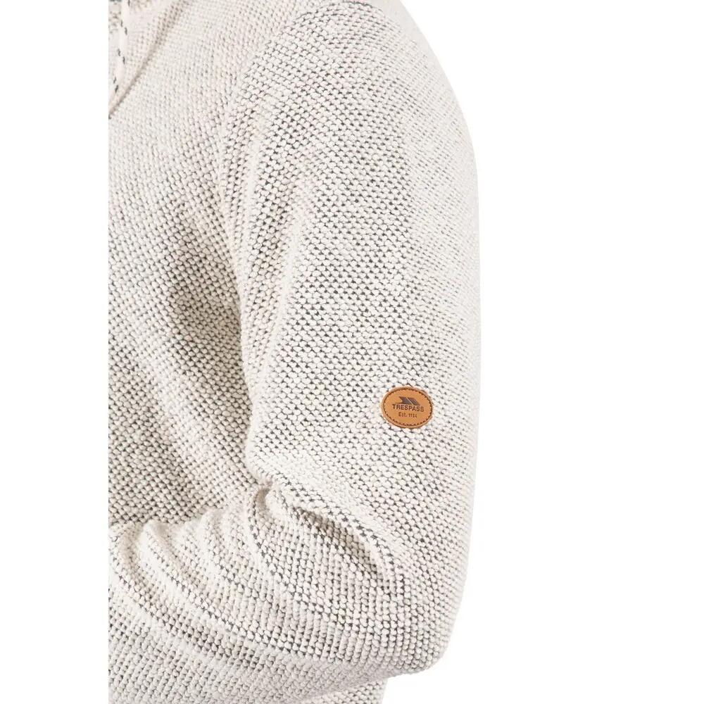 Felpa Uomo Trespass Falmouthfloss Bianco Spento 7/7