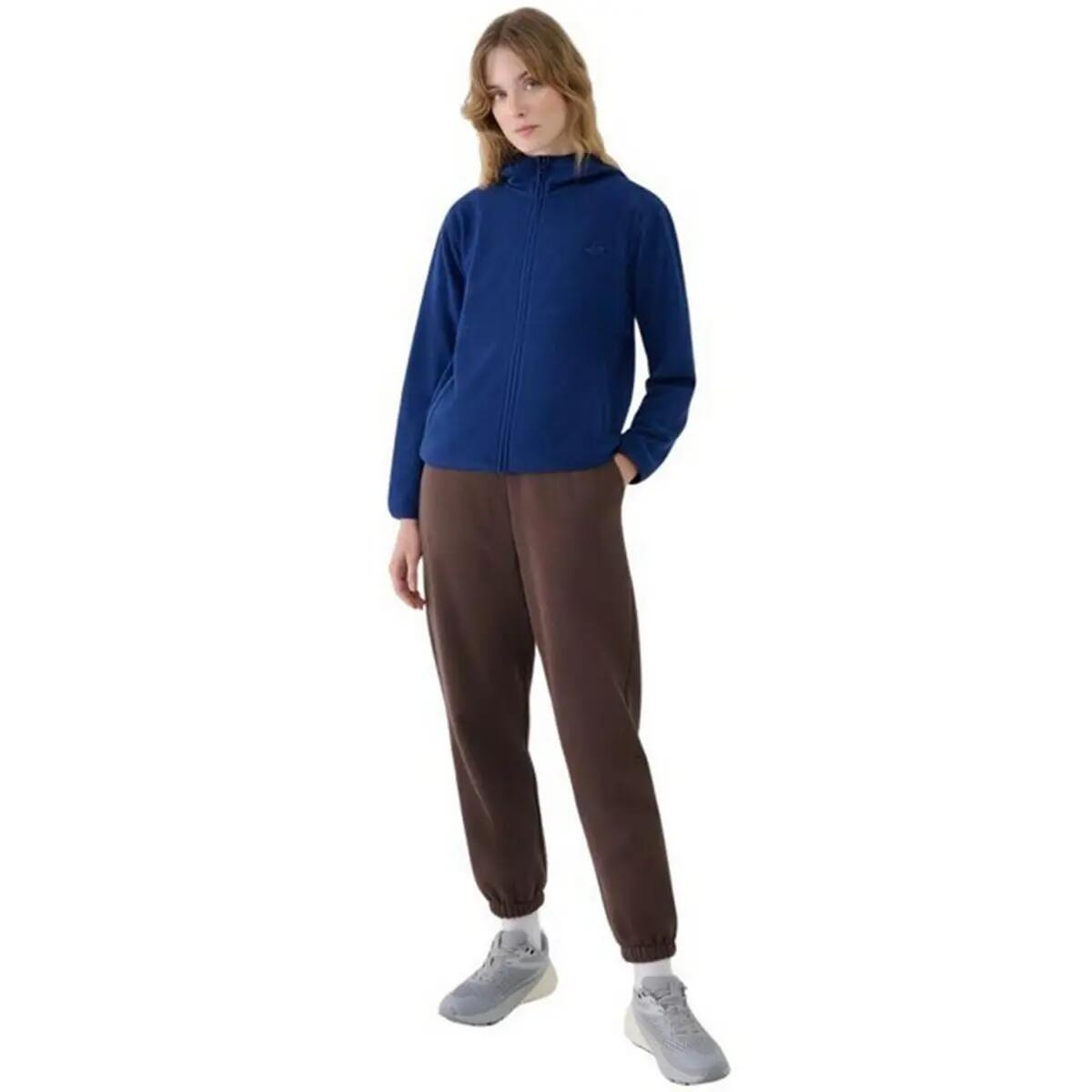 Dames F323 Full Zip Hoodie (Marineblauw) 5/5