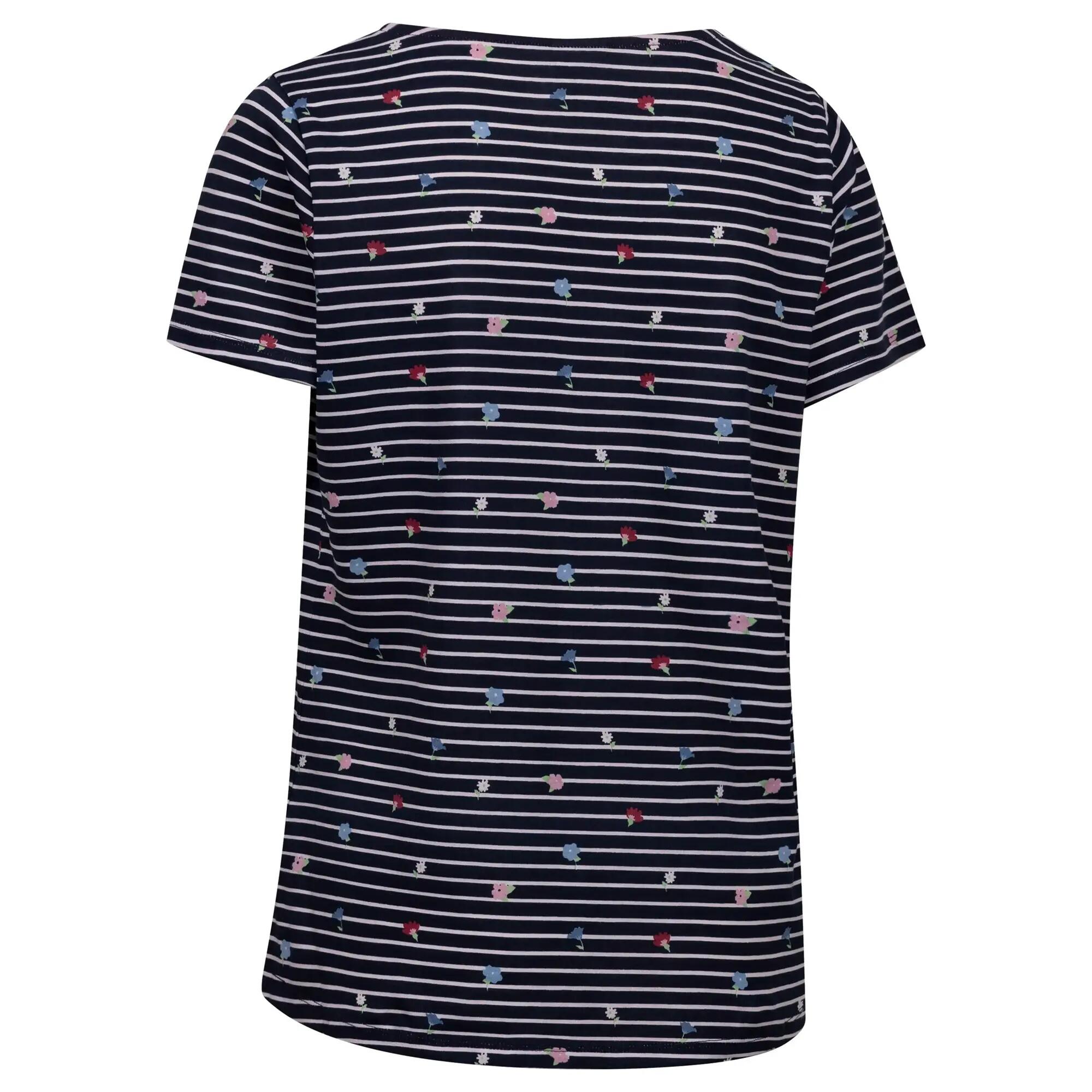 Haut Motif/style Imprimé MYLA Femme (Bleu Marine) 3/6