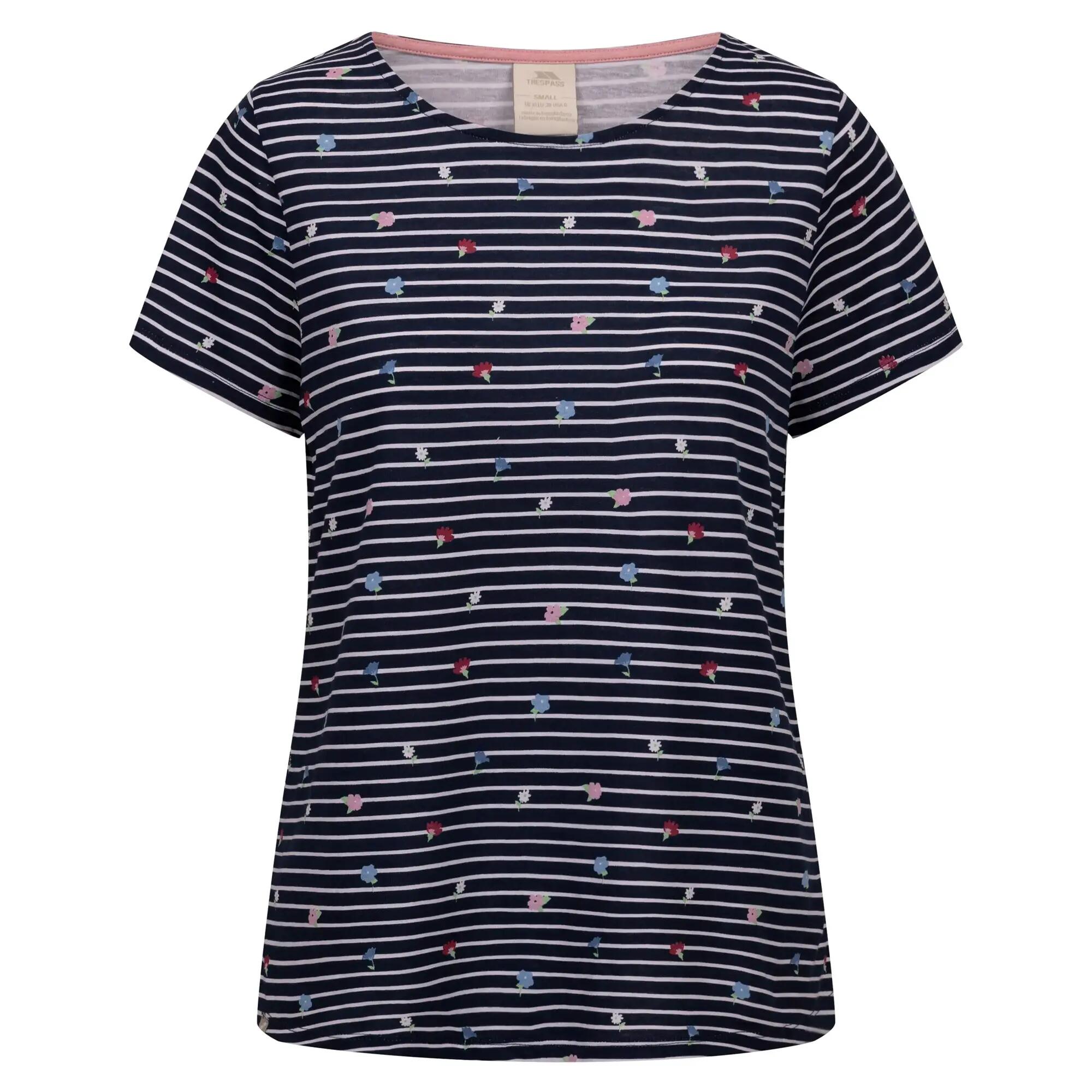 Haut Motif/style Imprimé MYLA Femme (Bleu Marine) 2/6