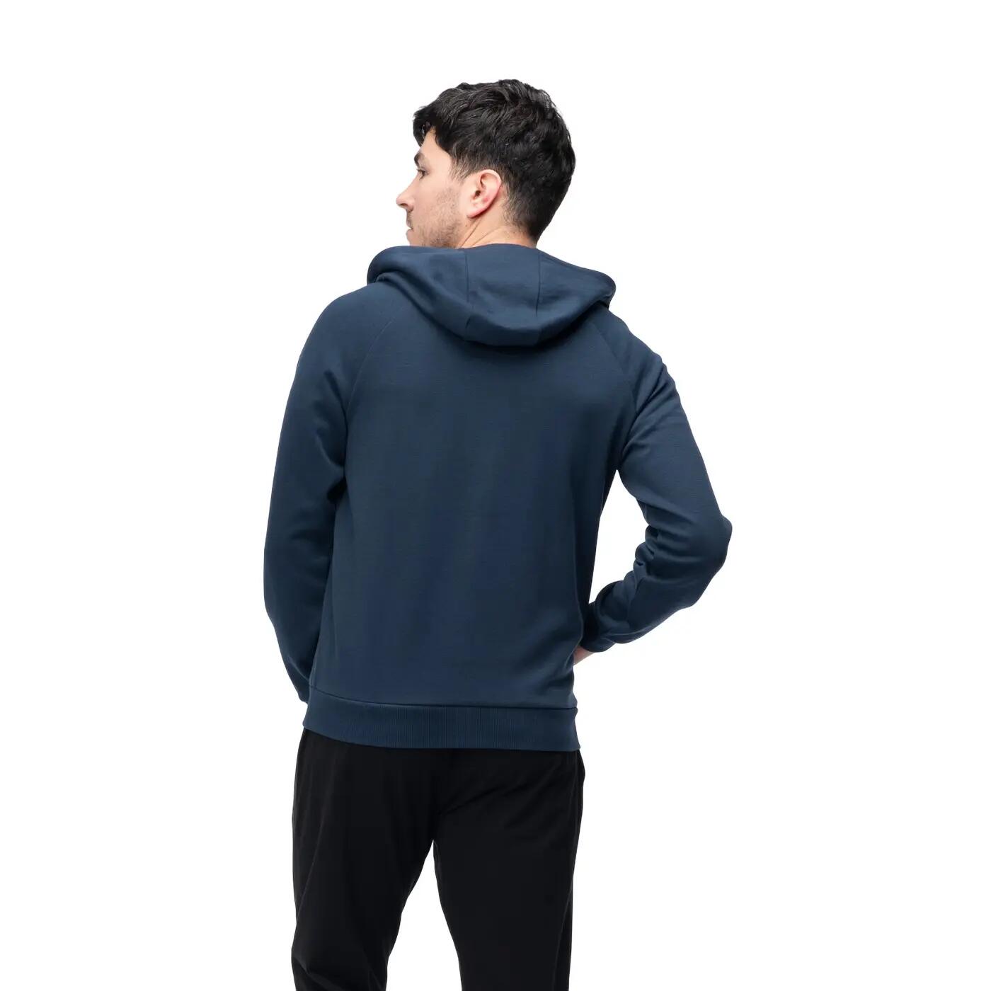 Heren Misini Full Zip Hoodie (Jurk Blauw) 6/6