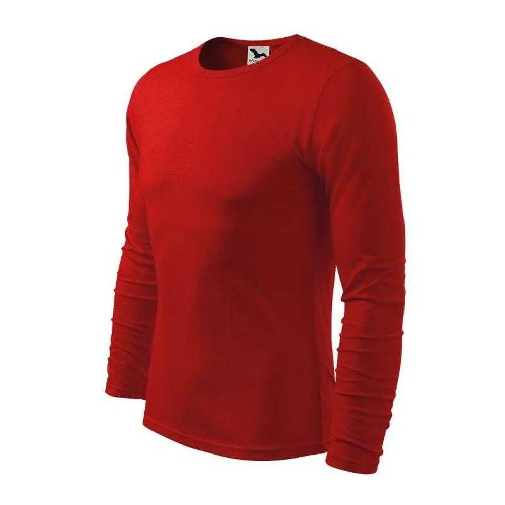 Camiseta de Manga Larga para Hombre Rojo 5/5