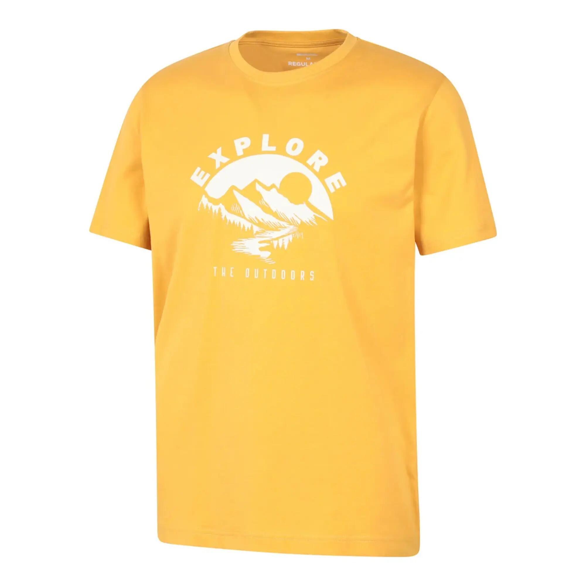 Mens Explorer TShirt (Mustard) 3/3