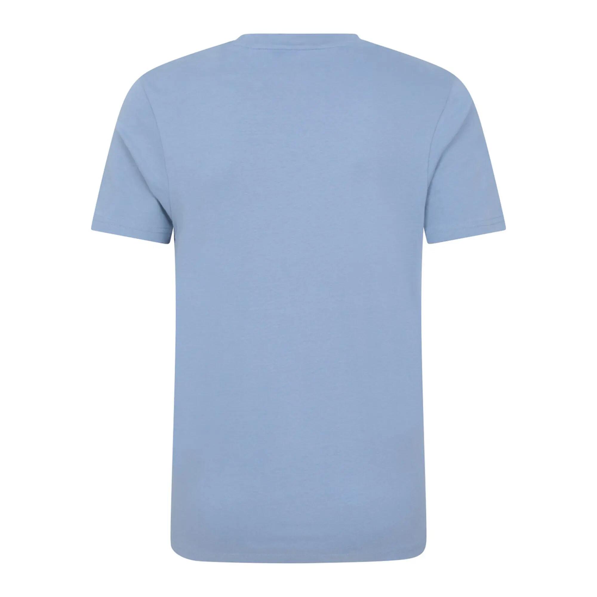 Maglietta Maniche Corte Uomo Mountain Warehouse Peak District Blu 2/4