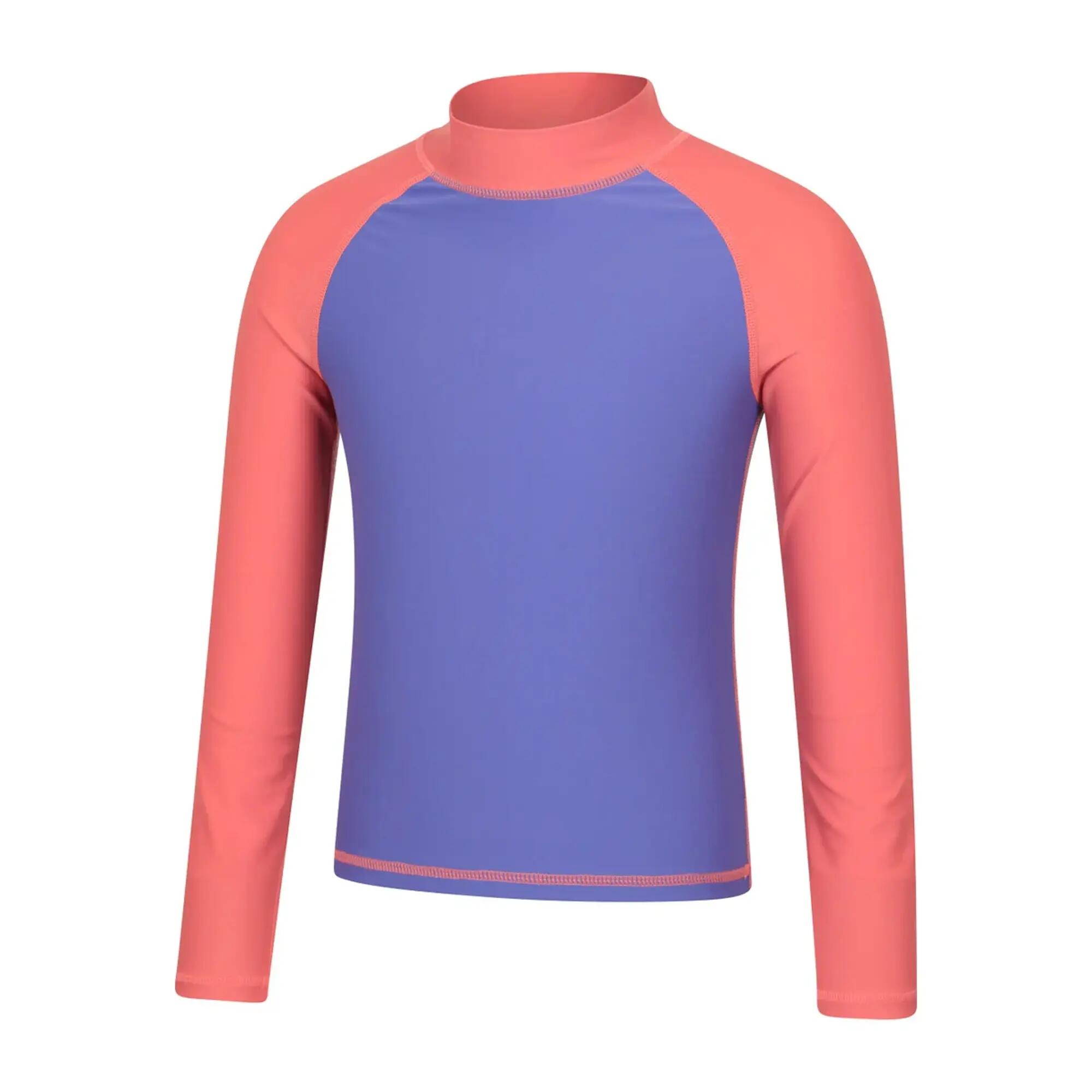 Childrens/Kids LongSleeved Rash Top (Purple) 3/3