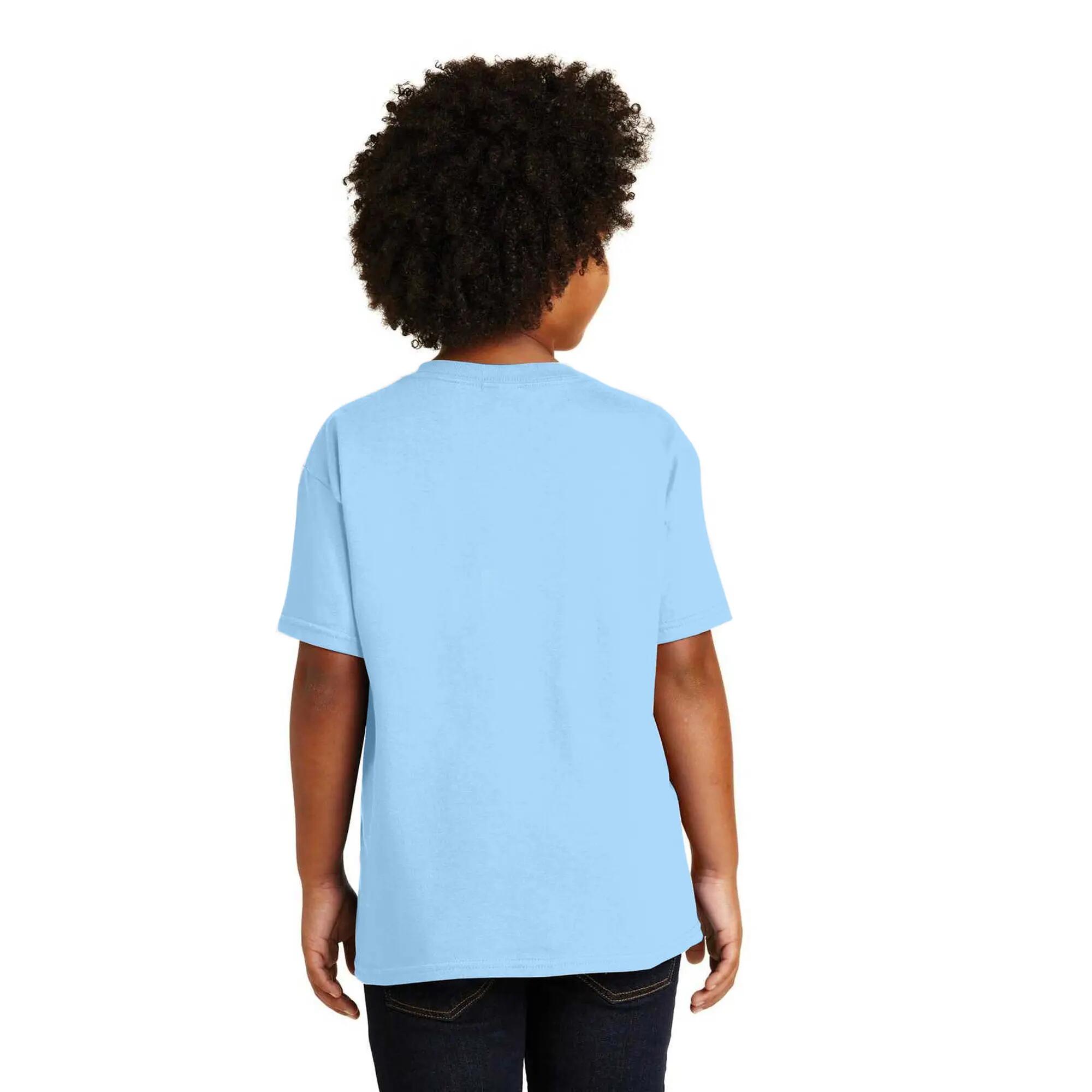 TShirt Schwere Qualität für Kinder Hellblau 5/5