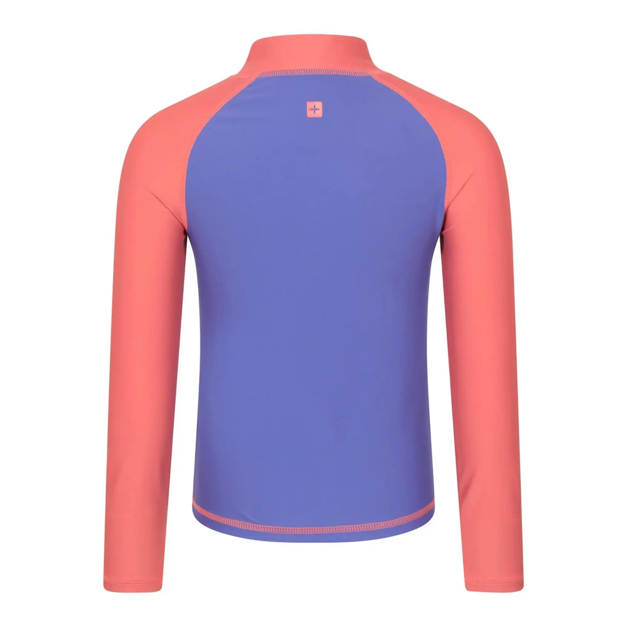 Childrens/Kids LongSleeved Rash Top (Purple) 2/3