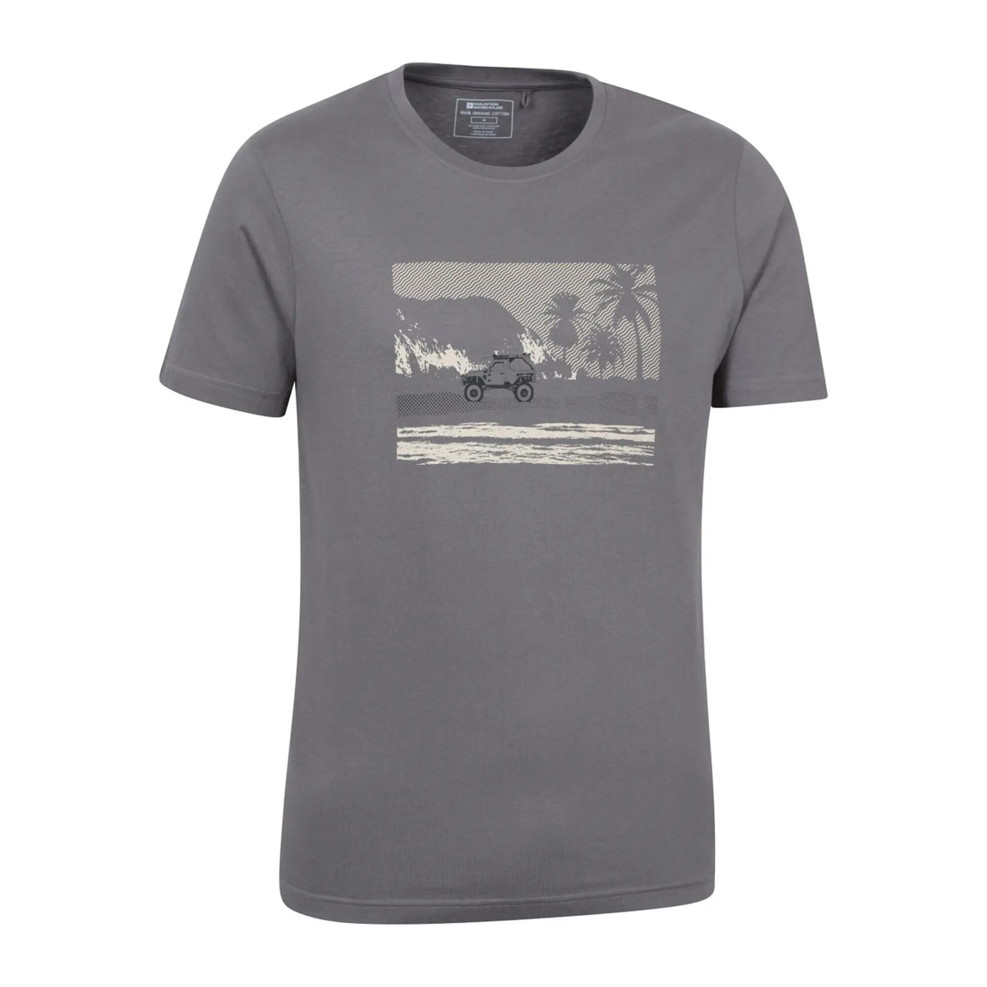 Maglietta Uomo Mountain Warehouse Ocean Drive Grigio Scuro 5/5