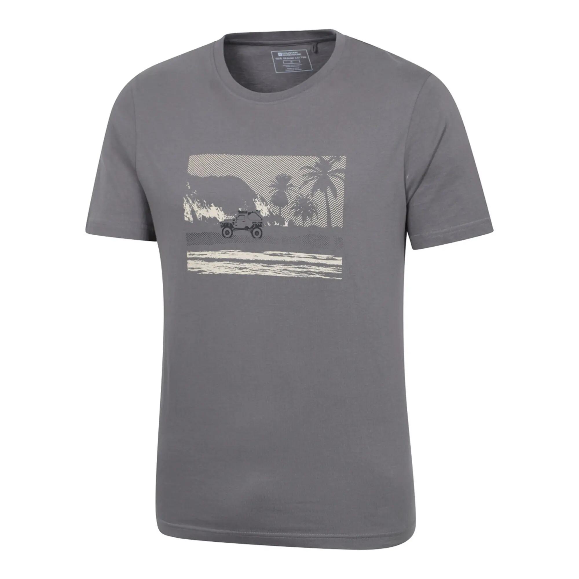 Maglietta Uomo Mountain Warehouse Ocean Drive Grigio Scuro 4/5
