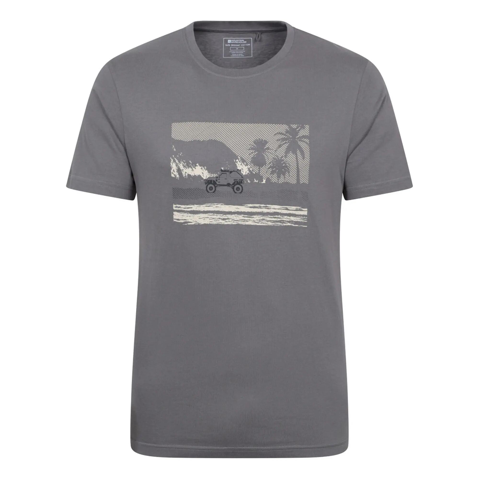 Maglietta Uomo Mountain Warehouse Ocean Drive Grigio Scuro 2/5