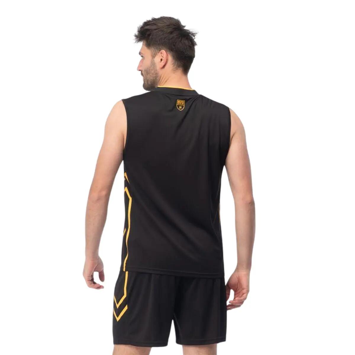 Maillot De Foot Sans Manches DUNKEY Homme (Noir) 5/6