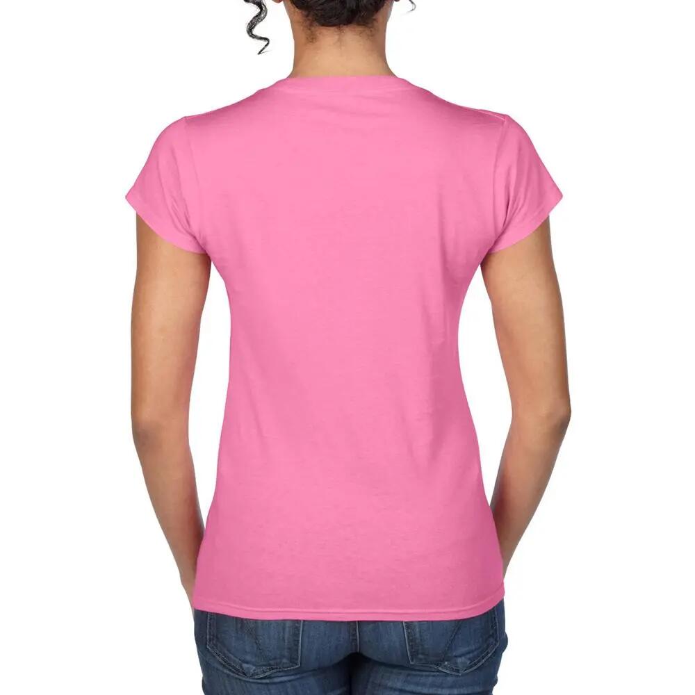 T-shirt Feminina Gola V Manga Curta (Azaléia) 5/5