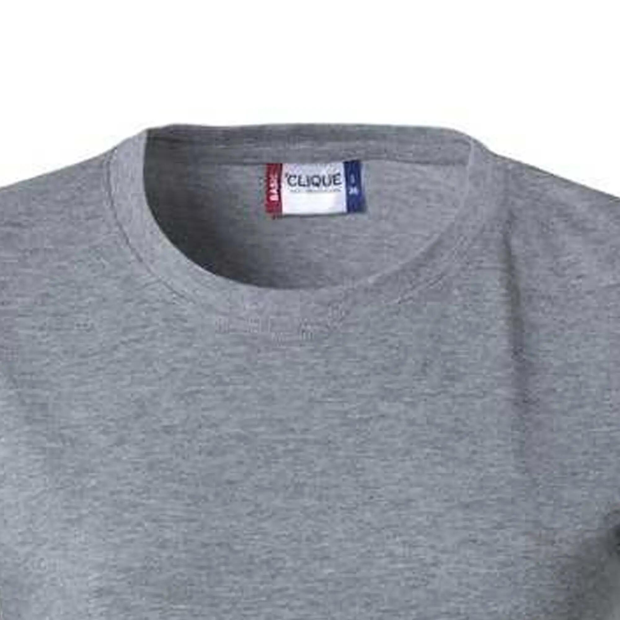 Womens/Ladies Basic Melange TShirt (Grey) 5/5