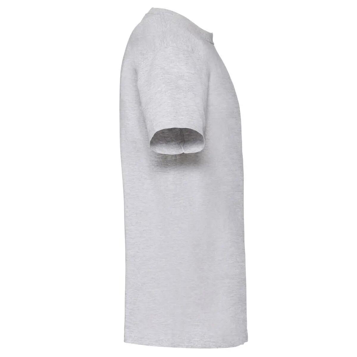 Camiseta Iconic Premium de Algodón Ringspun para Hombre Gris Jaspeado 6/6