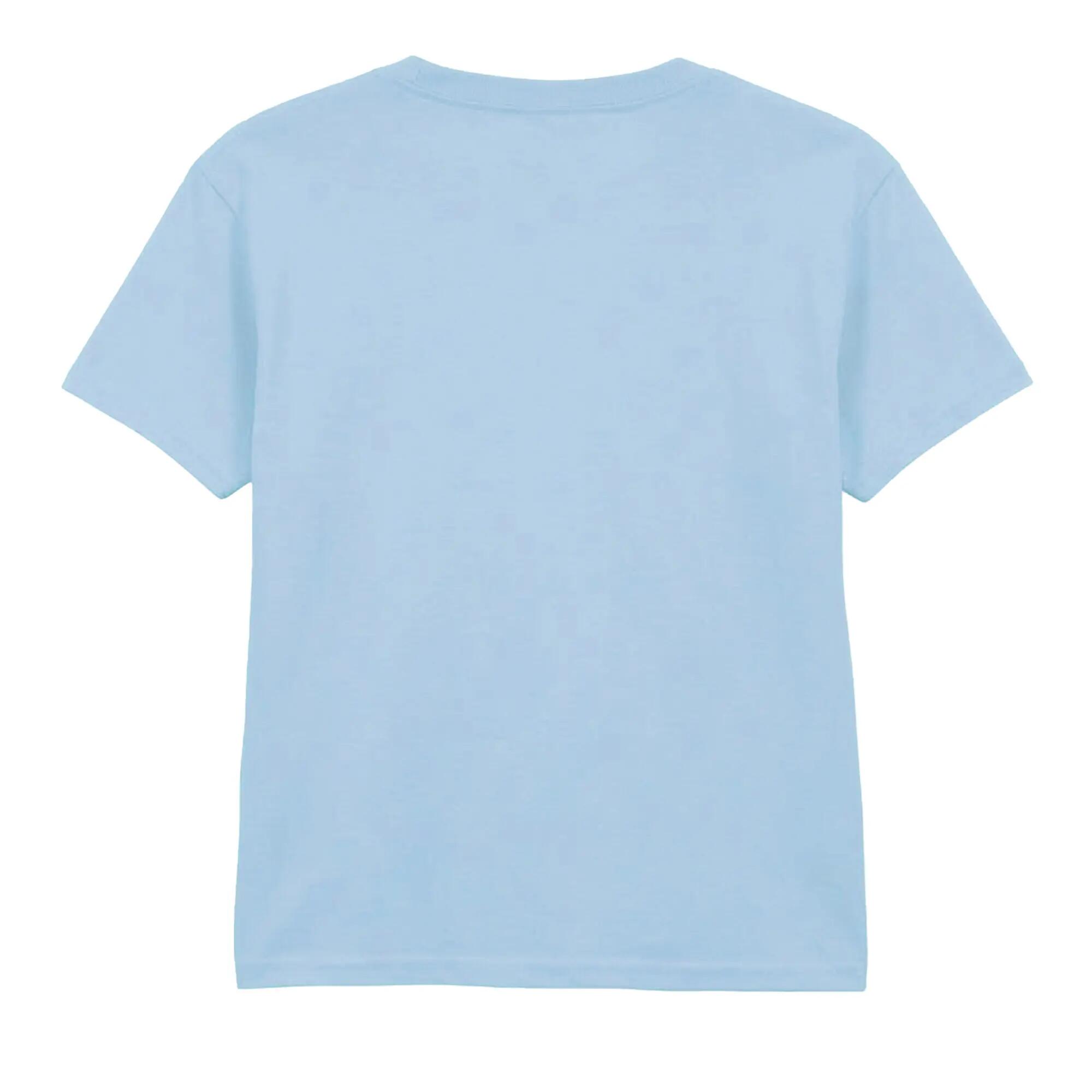 Maglietta Semplice Bambini Gildan Softstyle Azzurro 2/2