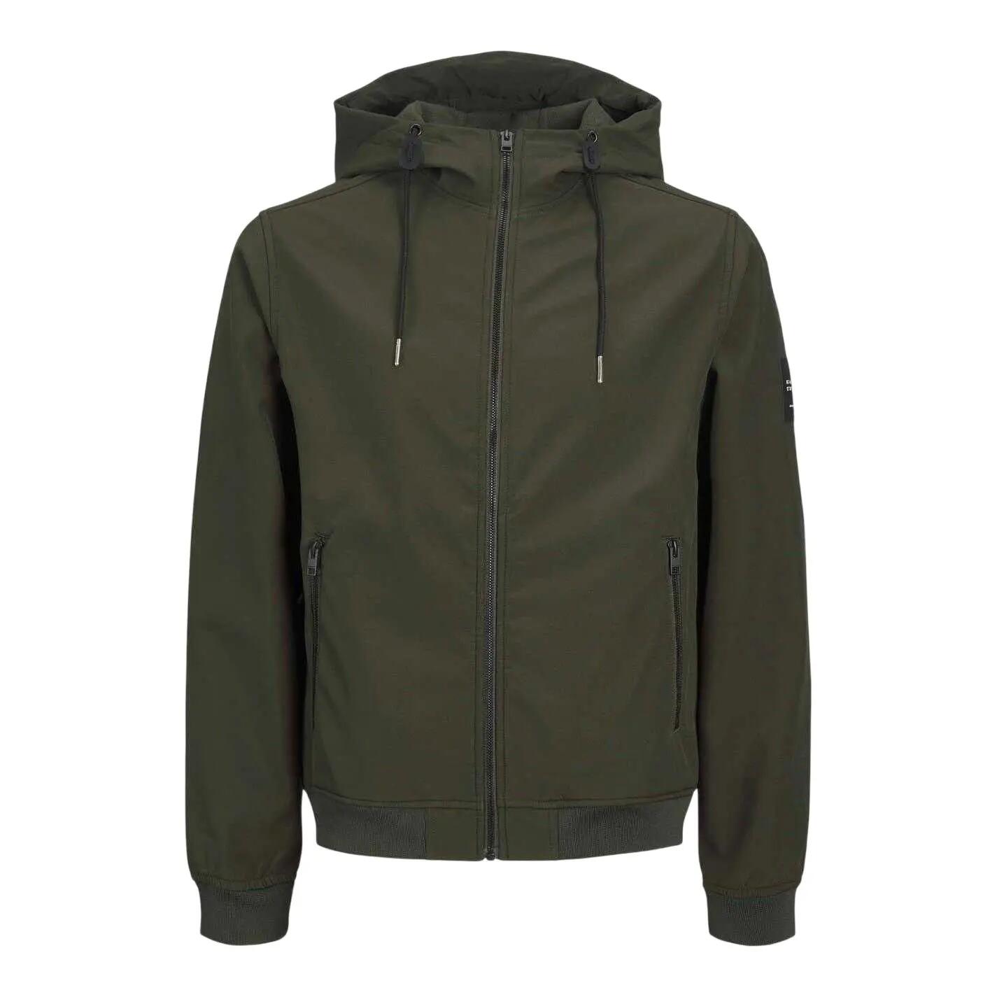 Jack And Jones Mens Hooded Soft Shell Jacket