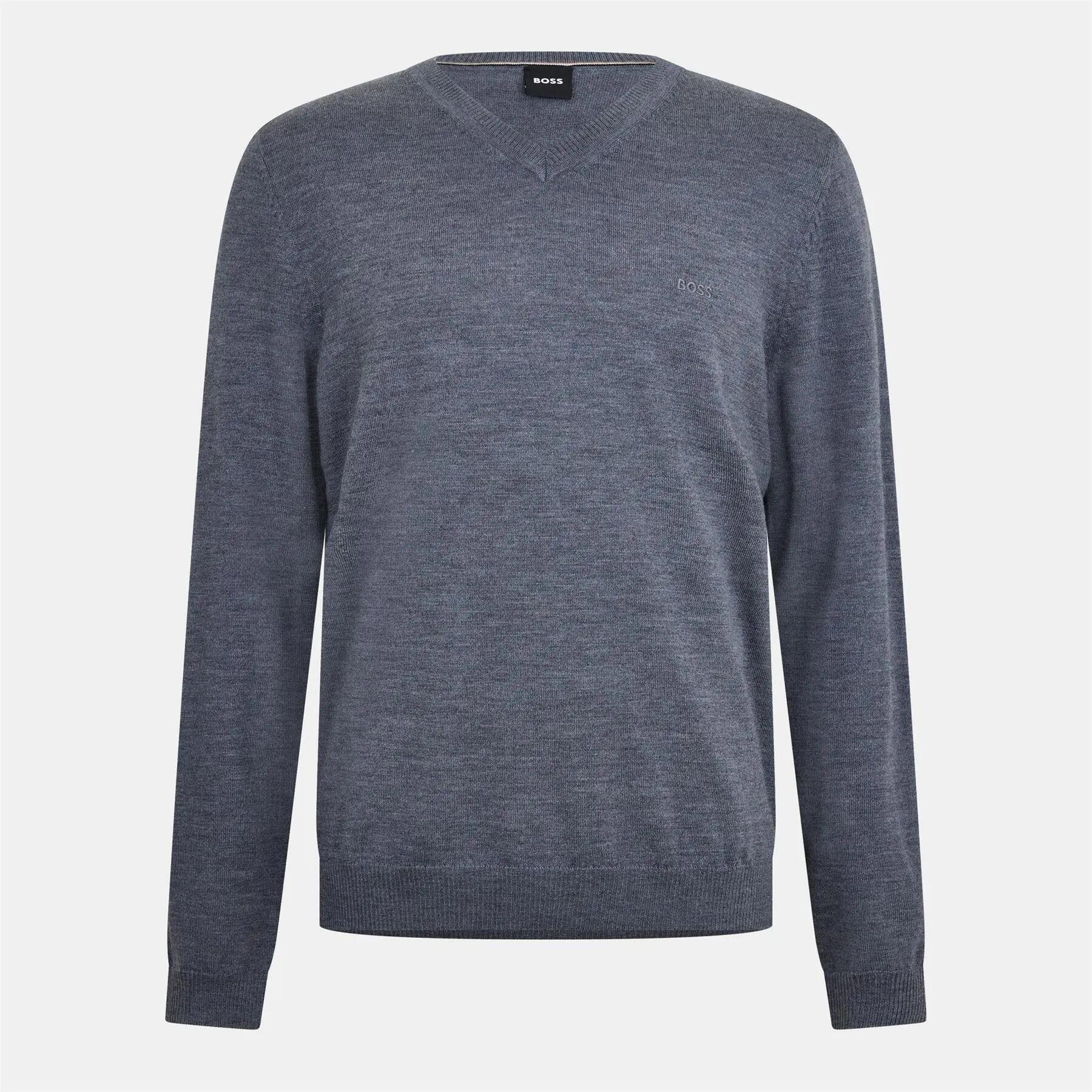 Boss Mens Batisse V Neck Sweater Top