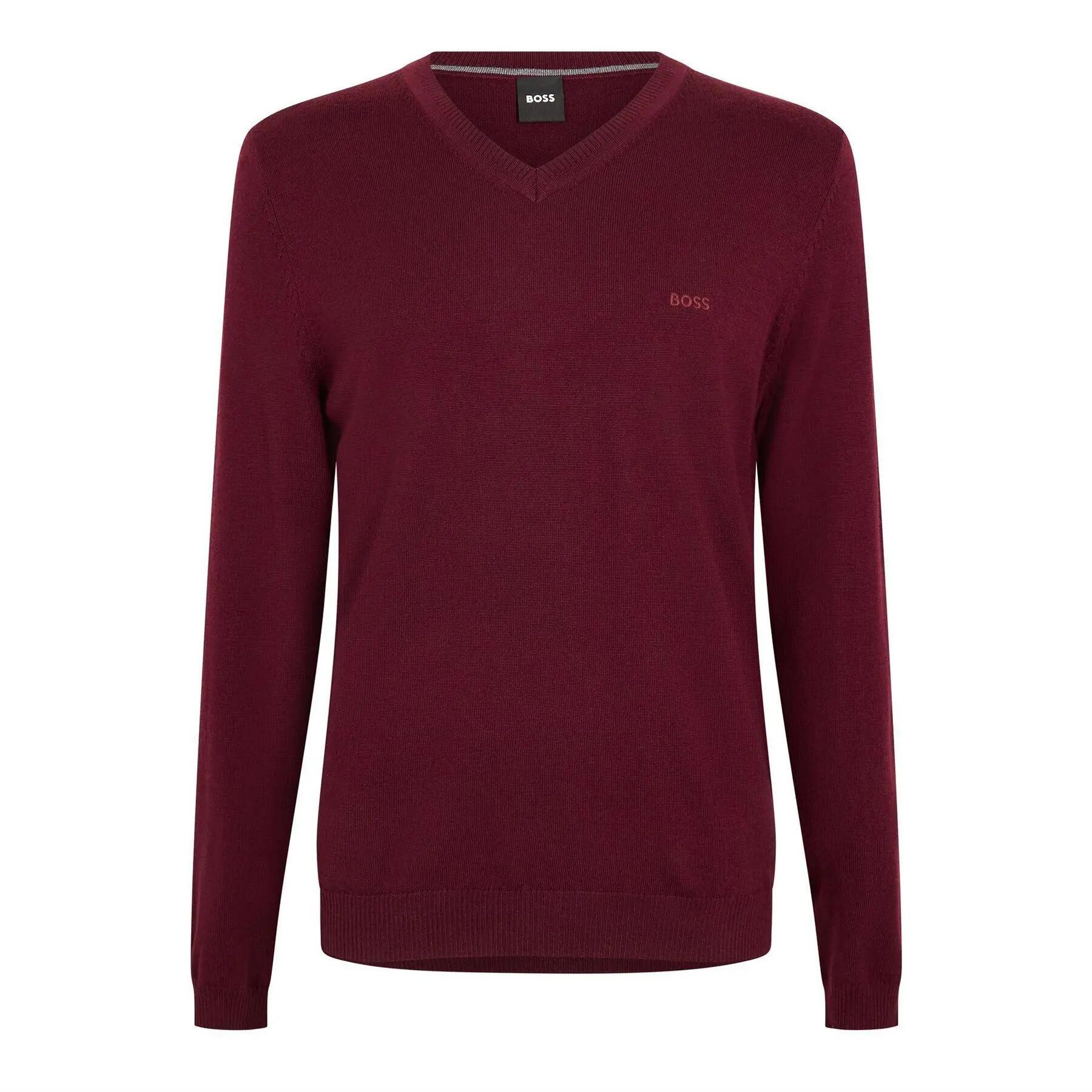 Boss Mens Batisse V Neck Sweater Top