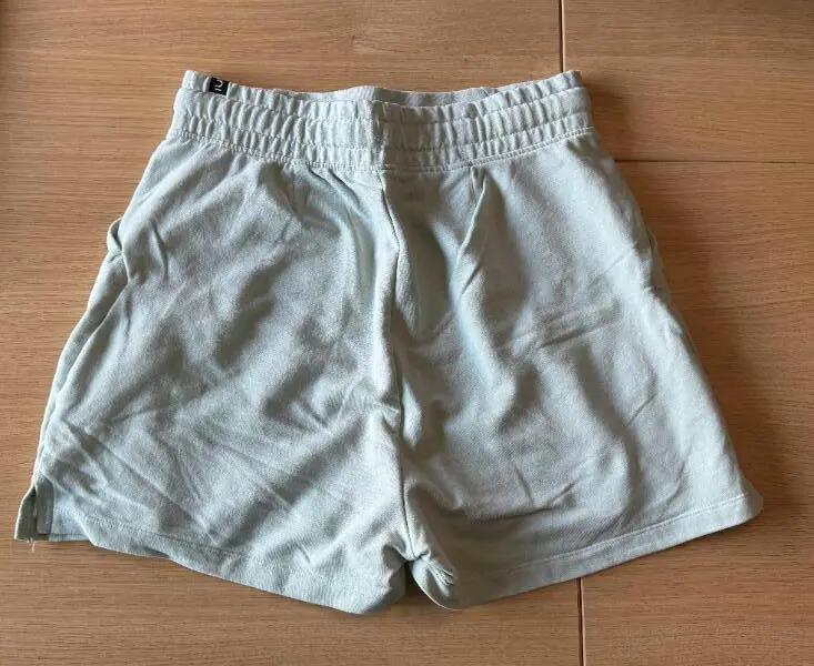 Tussen Particulieren - Fitness short dames katoen met zak 520 lichtgroen 2/2