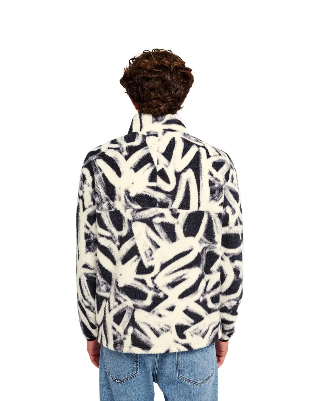 Fleece met Rits CLEAN COAST Weiss Heren 4/4