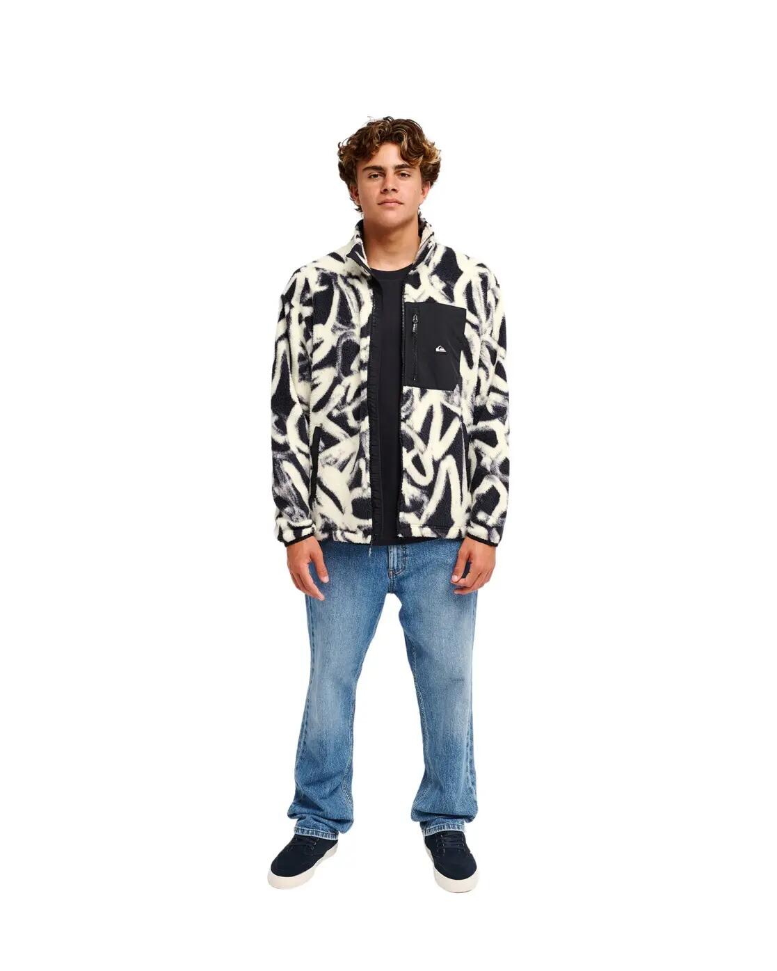Fleece met Rits CLEAN COAST Weiss Heren 3/4