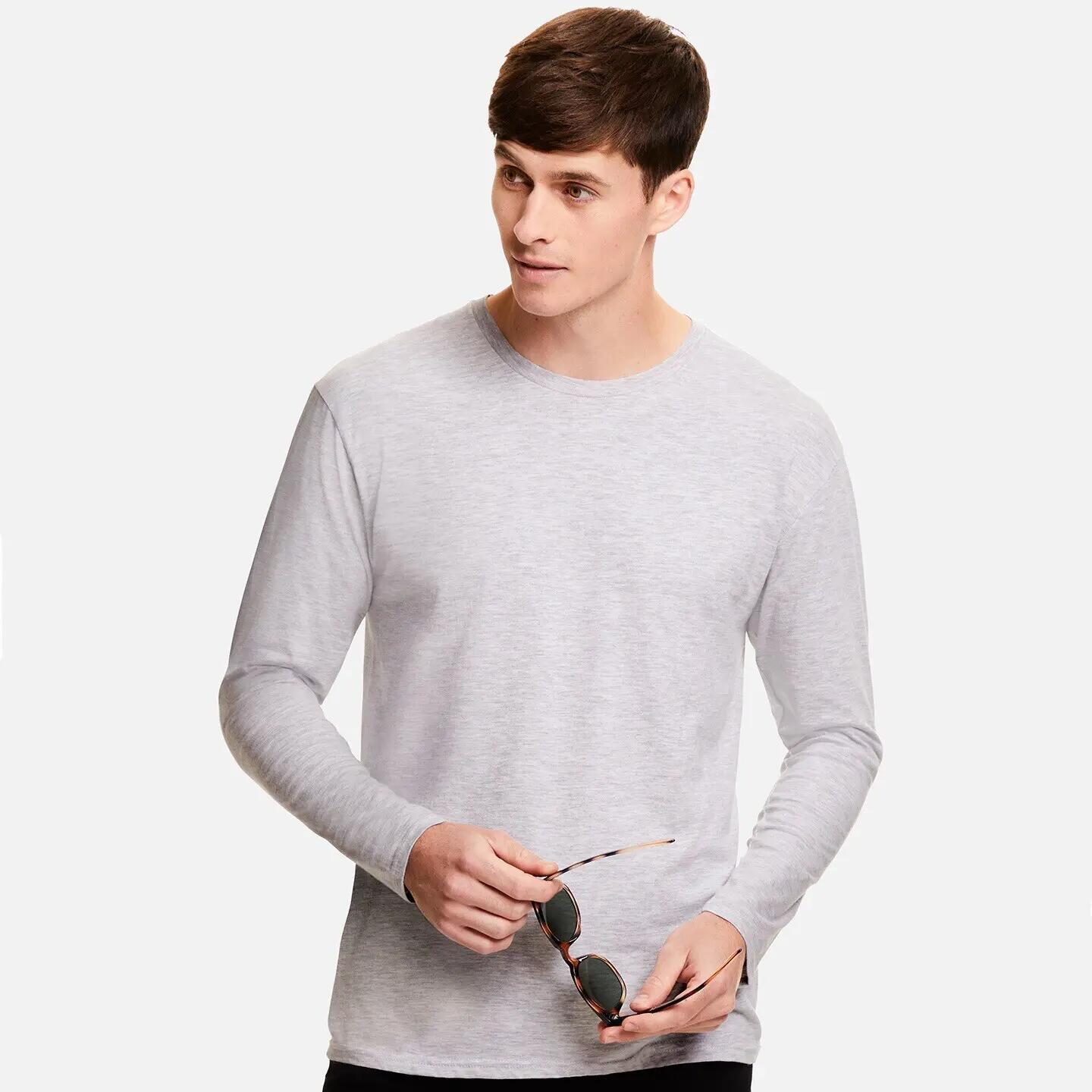 Mens Iconic 150 LongSleeved TShirt (Grey Heather) 5/5