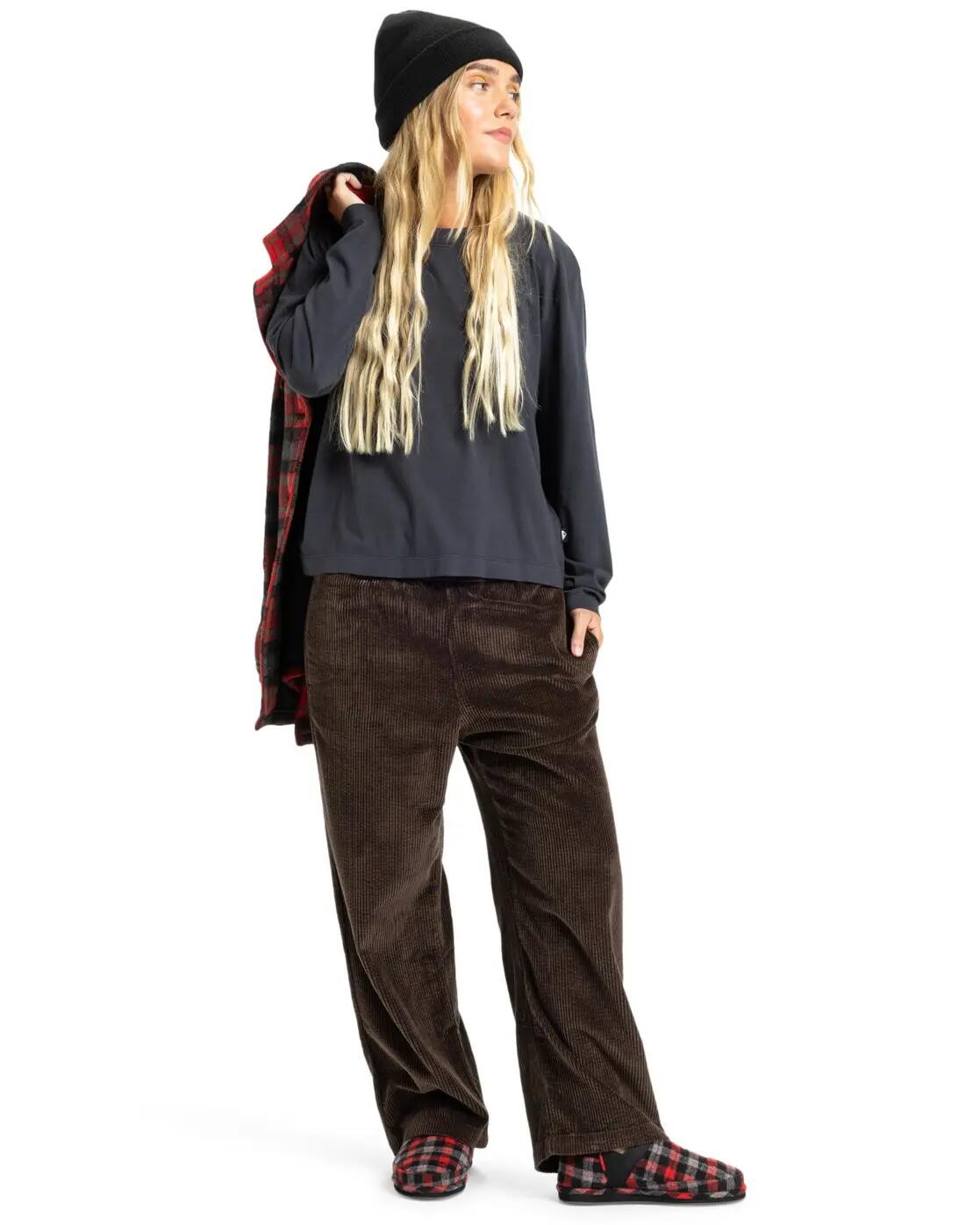 T-shirt manches longues ESSENTIAL Noir Femme 4/4