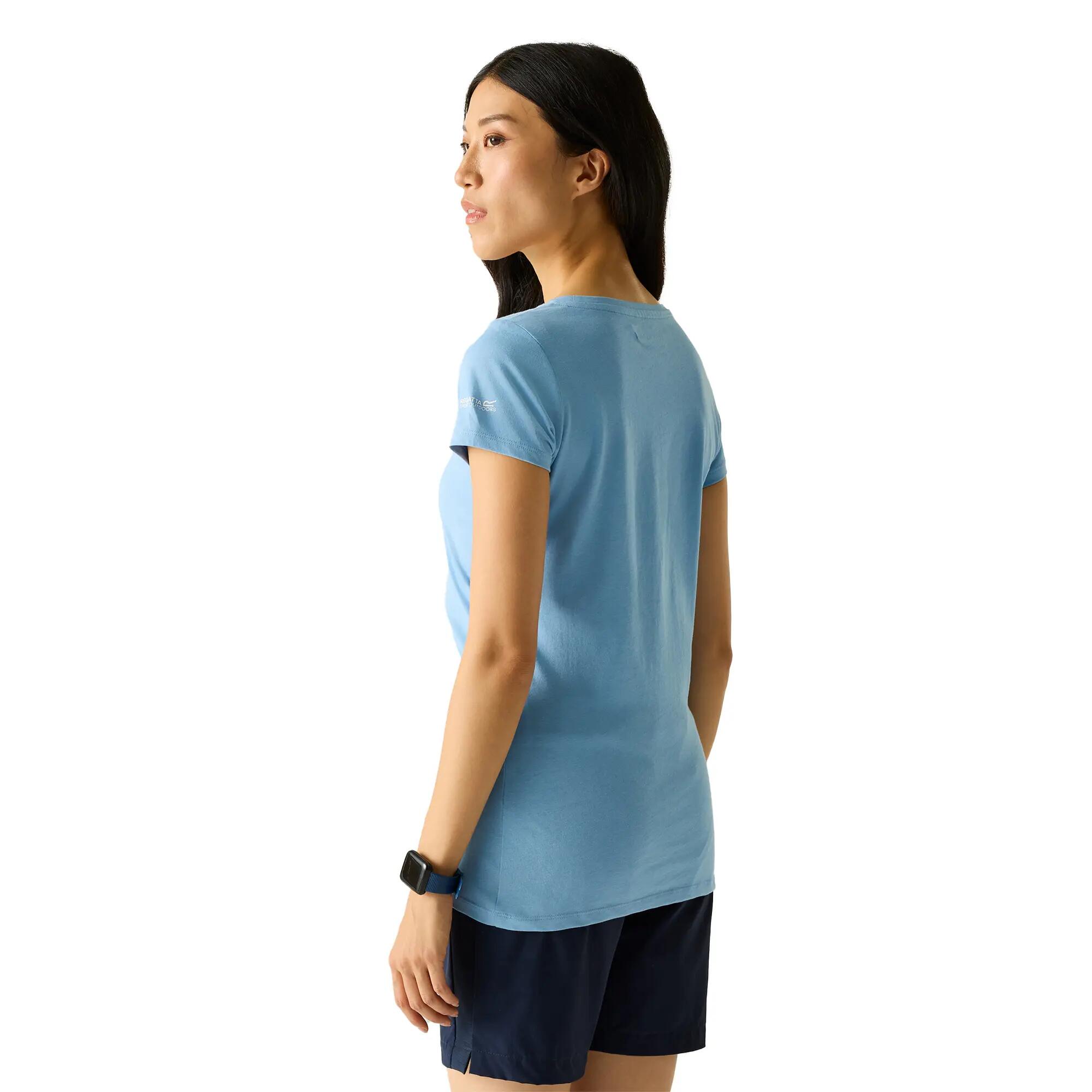 Maglietta Scenario Donna Regatta Breezed Denim Lavato 6/6