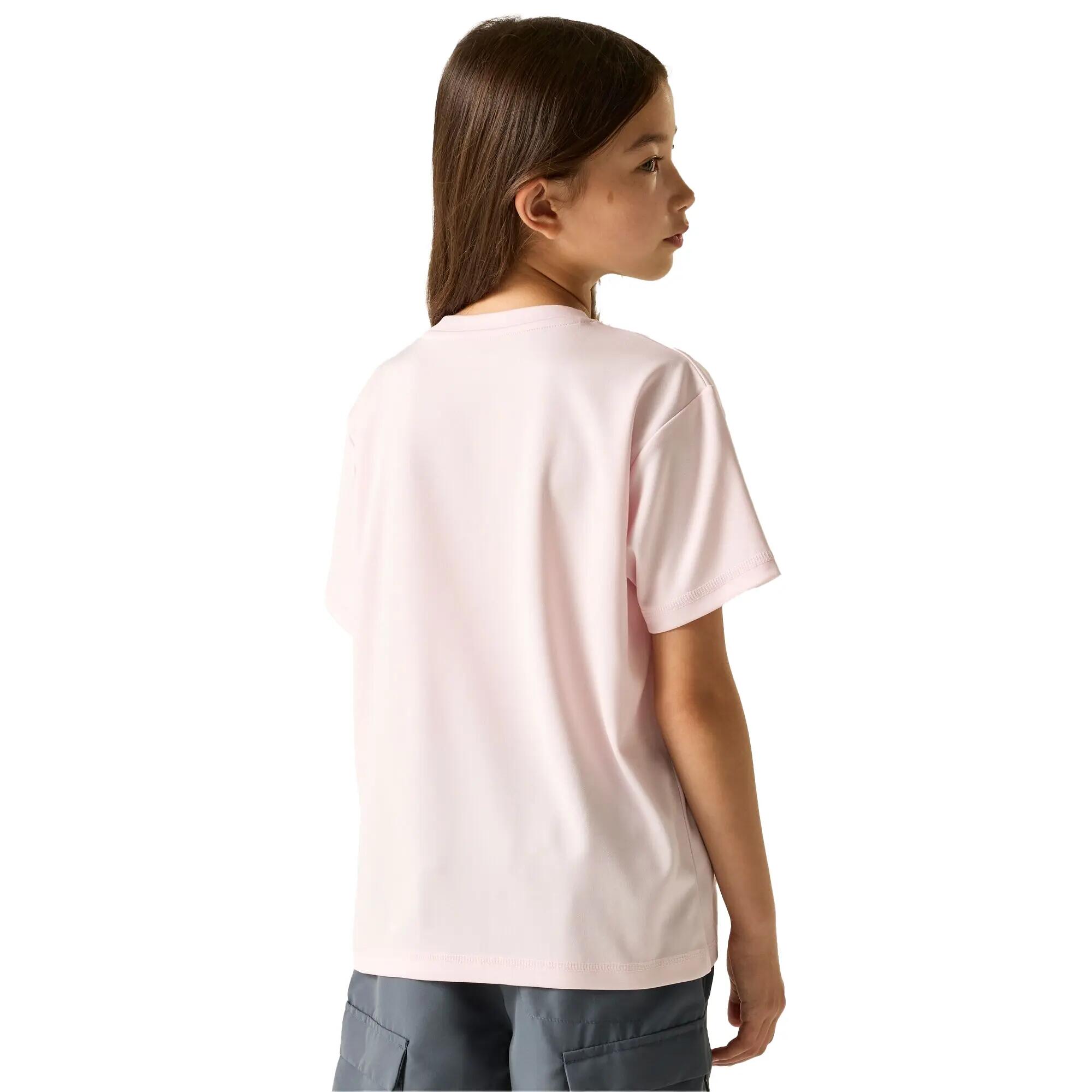 Camiseta Aria Diseño Amanecer para Niños/Niñas Rosa Niebla 6/6