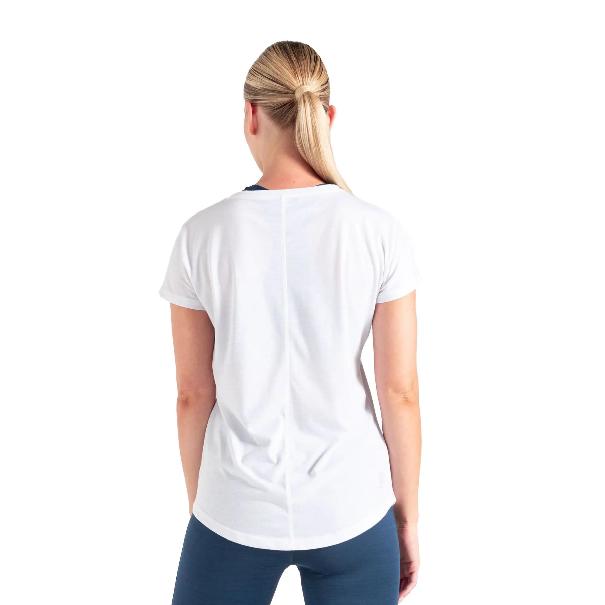 Camiseta Calm Floral para Mujer Blanco 6/6
