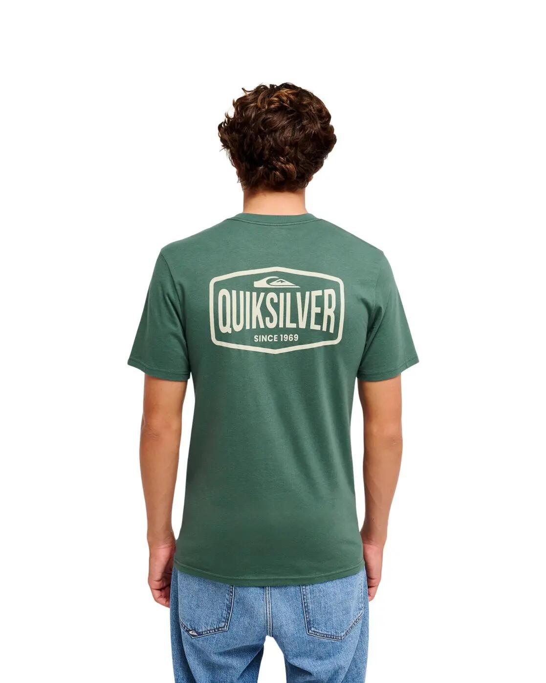 T-shirt met korte mouwen EV SURF GARAGE Grün Heren 2/4