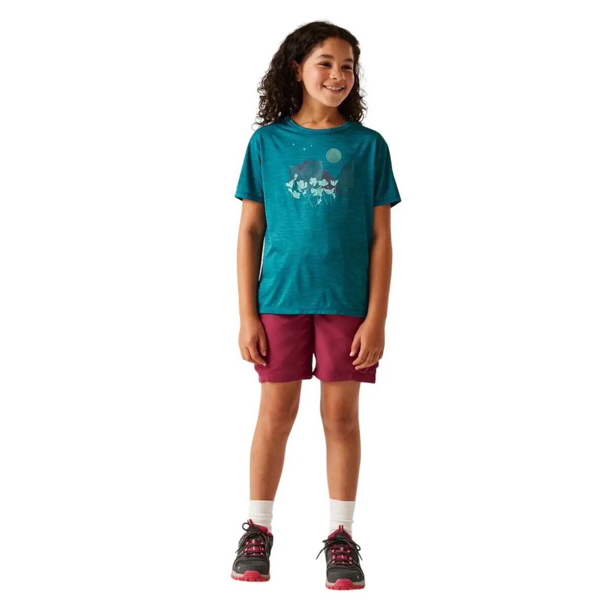 Tshirt Motif/style Floral ALVARADO Enfant (Bleu Chiné) 6/6