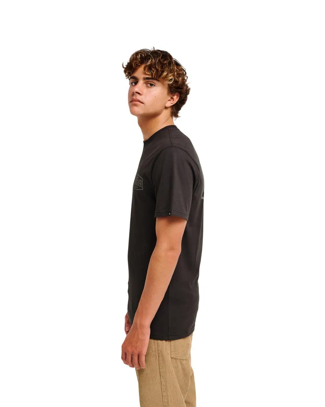 T-Shirt manches courtes EV SURF GARAGE Noir Homme 3/4