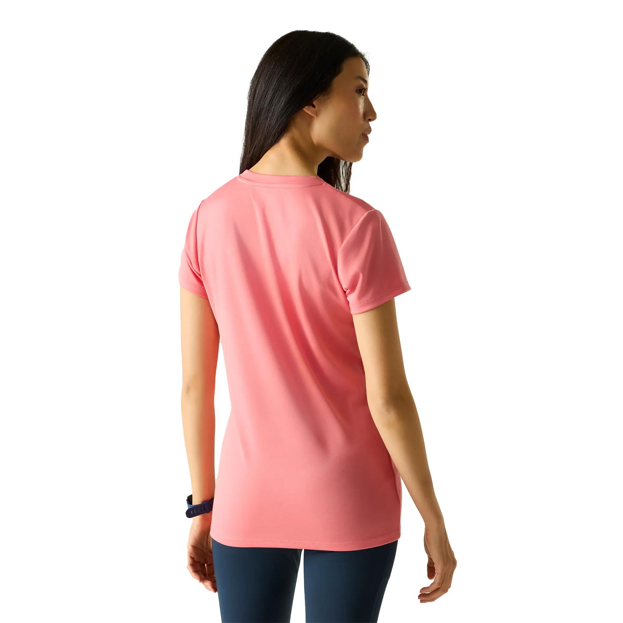 Dames Fingal Wild Gras TShirt (Perzik Roze) 6/6