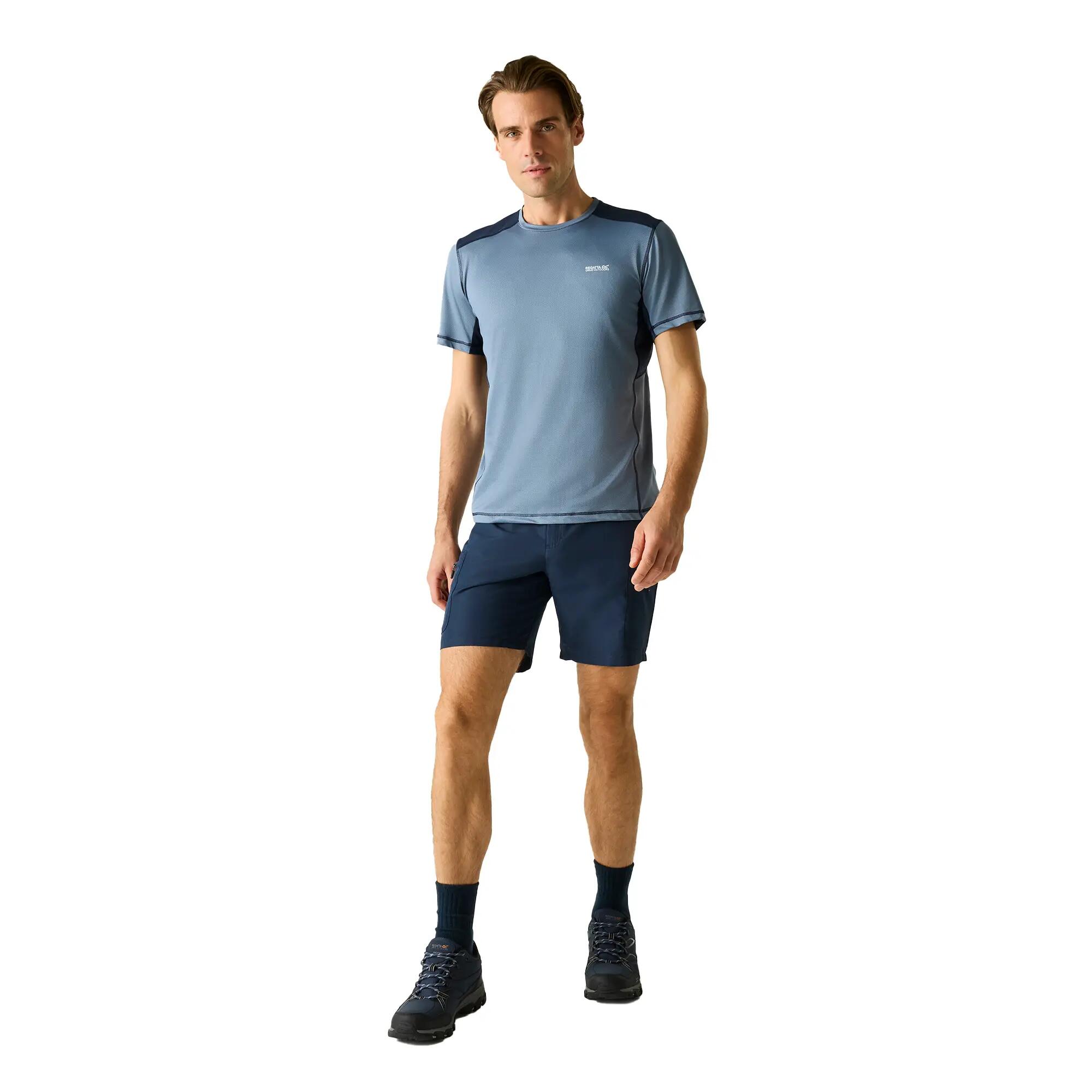 T-Shirt Virda Homem (Azul China / Azul Marinho) 6/6
